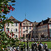 Das Schloss Mainau, aufgenommen am 27.09.2017 auf der Insel Mainau (Baden-Württemberg) am Bodensee.