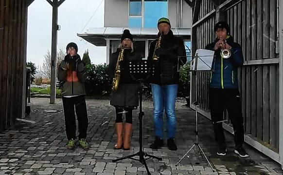 Familie Dietrich: Hannes, Dunja, Andreas und Max Dietrich.