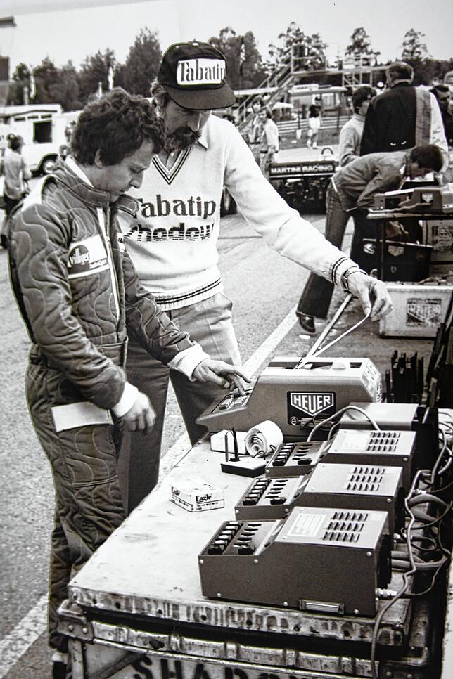 Wie schnell sind wir? Ab 1976 war die Zigarrenfabrik Villiger mehrere Jahre in der Formel 1 Hauptsponsor des Shadow-Rennwagenteams. ...