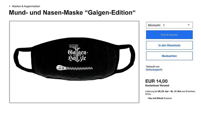 So begann es: Die im Photoshop entstandene Galgen-Edition von Jürgen Gundelsweiler.
