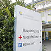 Das Kreiskrankenhaus in Lörrach: In einem Patientenzimmer ist am 24. April nachts ein Brand ausgebrochen. Er konnte aber schnell ...