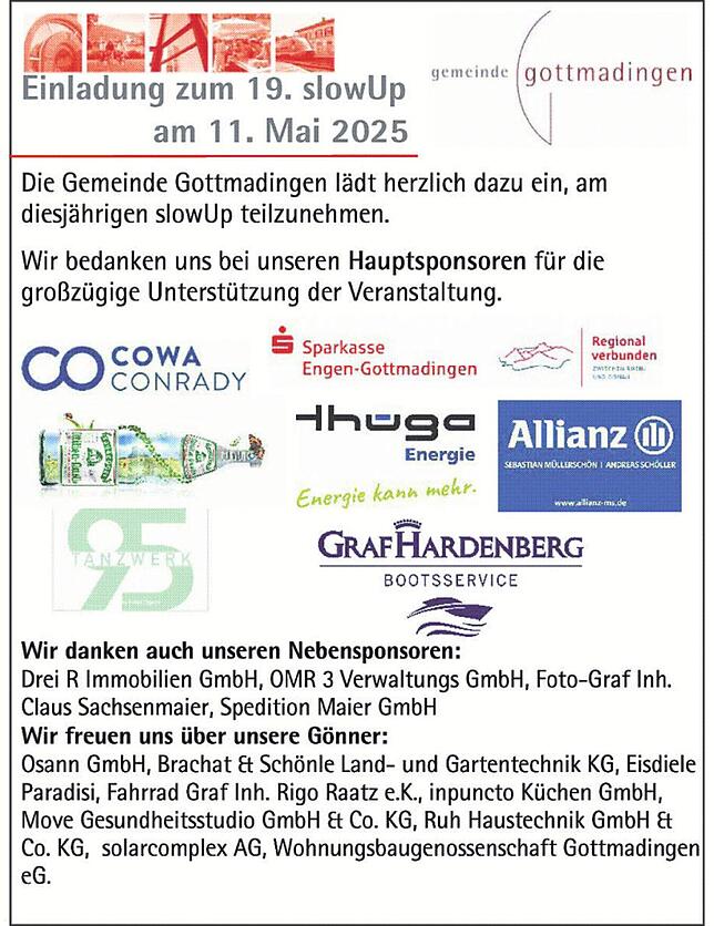 Bild 2: Slow up: Erlebnisreicher Tag beim slowUp
