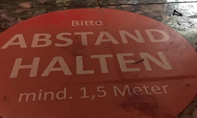 Abstand halten: Corona machte auch vor dem Wali-Kino nicht Halt.