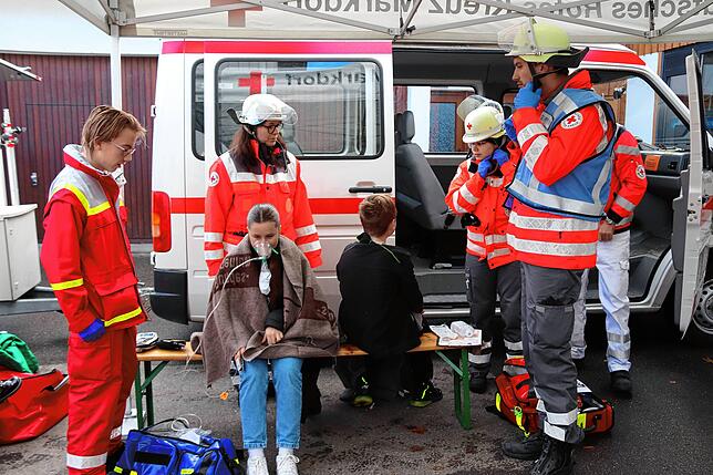 Bild 9: Bilder von der Feuerwehrhauptübung der Feuerwehr Riedheim