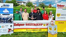 Freuen sich auf den Finaltag bei der FSG Zizenhausen/Hindelwangen/Hoppetenzell (von links): Lukas Schindler (B-Juniorinnen, TSV ...