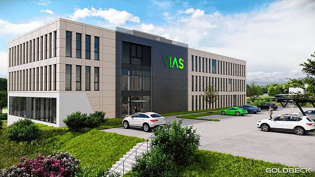 So soll das künftige Vias-Gebäude einmal aussehen (Computersimulation). Noch im August 2025 soll der Bauantrag eingereicht werden.