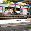 Die Gepäckablage am Konstanzer Bahnhof ist wegen der Bauarbeiten abgebaut.