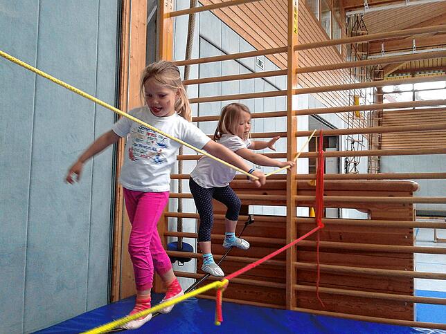 Unser Archivbild zeigt eine Szene vom Kindertraining des Turnvereins Villingen.