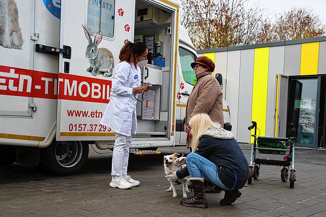 Die Tierärztin hilft jedem. Weggeschickt wird niemand.