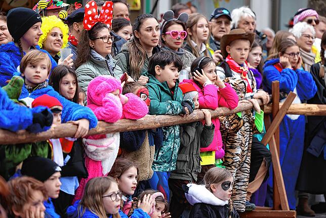 Bild 13: Narrenbaumstellen auf dem Radolfzeller Marktplatz