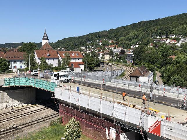 Bild 21: Seit einem Jahr wird die Kolpingbrücke saniert. Eine Chronologie der Baustelle und ihre Auswirkungen auf den Verkehr