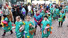 Kinderumzug in Donaueschingen.