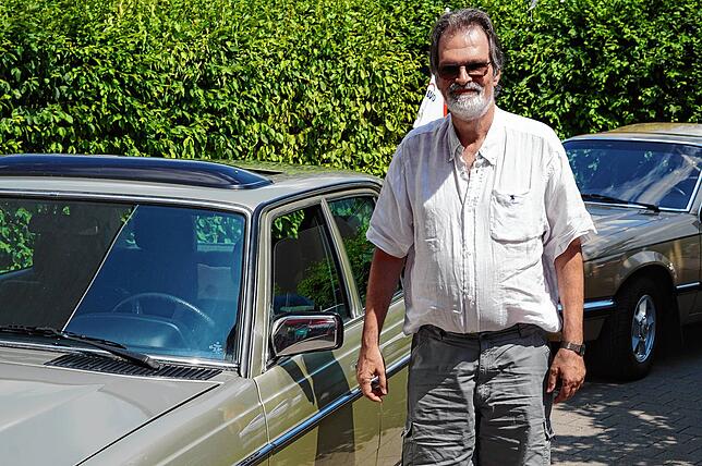 Joachim Petri ist Vorsitzender der Singener Oldtimerfreunde.