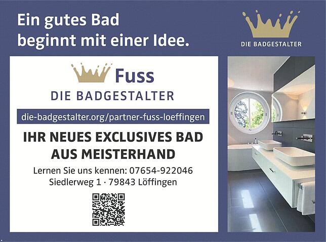 Bild 1: Bäderstudio Fuss: Entspannung trifft hier auf Gesundheit
