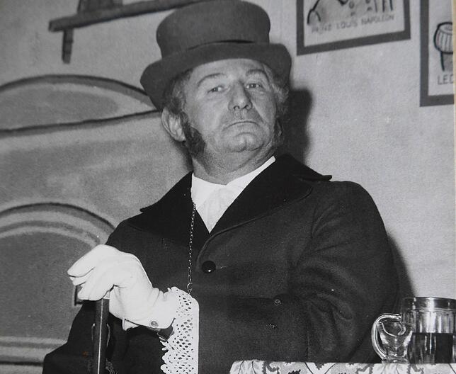 Willi Hermann (1907-1977), früheres Mitglied bei Hohes Grobgünstiges Narrengericht Stockach und Narrengesellschaft Niederburg Konstanz.