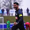Torjubel nach dem 2:0 von Tevfik Ceylan für den FC 08 Villingen beim FC Holzhausen.