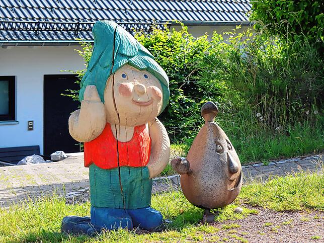 Unterkirnachs Maskottchen Tanni mit Quelline