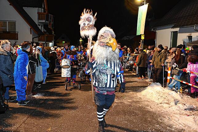 Bild 13: Nachtumzug in Pfaffenweiler (2/2)
