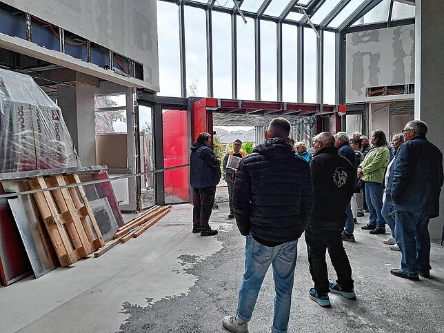 Bild 7: SK öffnet Türen: Bilder von der Führung über die Baustelle des Gesundheitscampus in Bad Säckingen