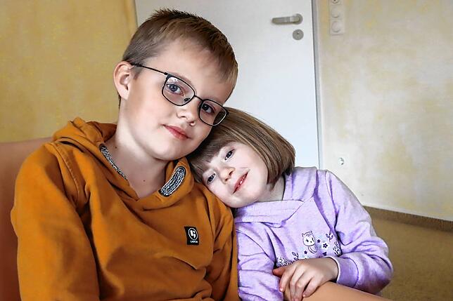 Ganz oft ein Herz und eine Seele: Constantin und seine kleine Schwester Magdalena.