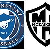 Die Logos des SV Konstanz (links) und Mozaikspor Radolfzell.