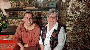 Sie waren mit viel Freude dabei: Giuseppa Messana (links) und Johanna Waßmer.