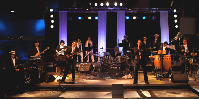 Die Bregi House Band beim Südstern-Konzert.