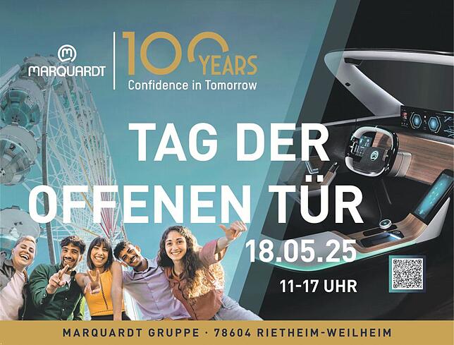 Bild 1: 100 Jahre Marquardt GmbH: Mit einem Schalter fing alles an