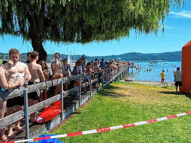 Bild 9: Bilder vom Seeschwimmen 2023 am See-Ende