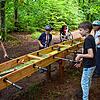 Freizeit: Ein beliebtes Ausflugsziel ist der 2021 eröffnete Kugelwaldpfad in Birkendorf.