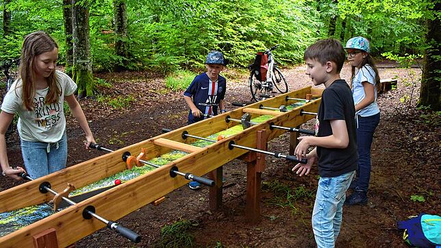 Freizeit: Ein beliebtes Ausflugsziel ist der 2021 eröffnete Kugelwaldpfad in Birkendorf.