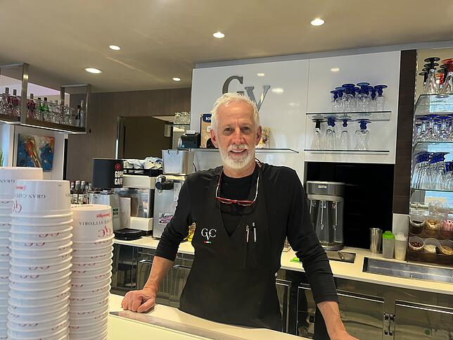 Auch in der Eisdiele Vittoria ist Dienstag Ruhetag, bestätigt Inhaber Roberto da Ros.