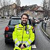 Der Verkehrskadett Thibaut Grim: Der 24-Jährige ist seit zehn Jahren bei den Verkehrskadetten in Konstanz.