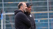Mario Bibic (links) ist nicht mehr Trainer des Bezirksligisten DJK Villingen. Sein Amt übernimmt Gökcen Sarikaya (rechts) gemeinsam mit ...