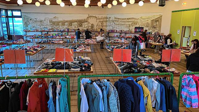 Das Inselpavillon in Rheinheim wird wieder zur Markthalle. Bild: Miriam Stoll