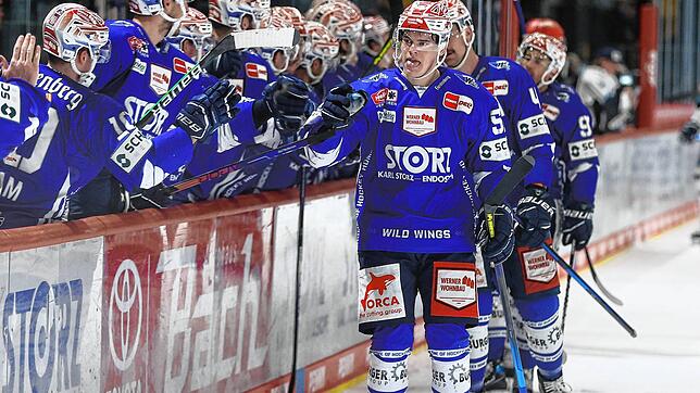 Johannes Huss, hier im Vordergrund auf einem Bild aus der Saison 2021/22, hat sich einiges vorgenommen. Bild: Roger Müller
