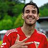 Joshua Keller ist neben dem Fußball als selbstständiger Projektmanager tätig.