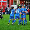Die Fußballerinnen des Hegauer FV bejubeln den 2:1-Führungstreffer durch Gina Röhm (Nummer neun), die es in unsere Top-Auswahl geschafft ...