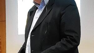 Carsten Kohlmann mit dem bekannten Hecker-Hut. Bild: Alfred Moosmann