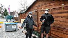 Den Aufbau haben sie im vergangenen Jahr noch gemacht, aber der Singener Hüttenzauber musste wegen Corona doch noch abgesagt werden. Das ...
