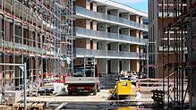 Die Gerüste rund um die Baustelle bei den Hans-Thoma-Höfen werden zurückgebaut. Jetzt geht es an den Innenausbau und die Gestaltung der ...
