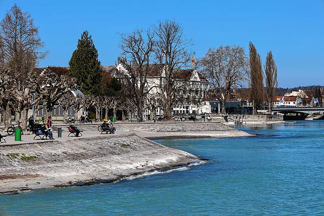 Bild 2: Bodensee im Wandel - Nach dem Hochwasser 2024 folgt jetzt das Rekord-Niedrigwasser 2025