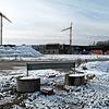 Das Gewerbegebiet &bdquo;Vor Eichen&ldquo;: Die Gemeinde stellt in dem Gebiet dem Kreis ein Grundstück für den Bau einer Leichtbauhalle ...