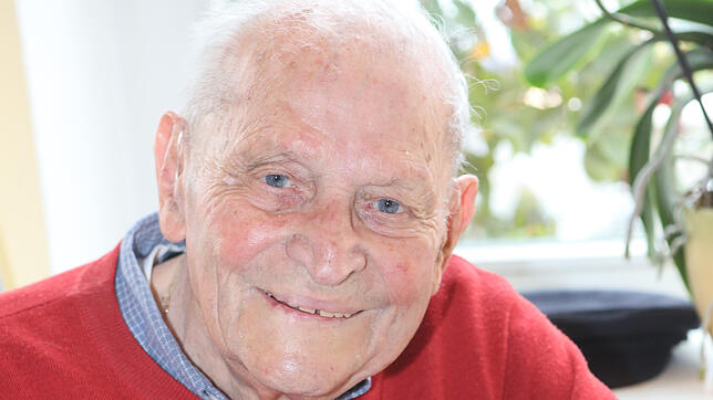 Das schelmische Lachen war Paul Bischoffs steter Begleiter. Dieses Bild entstand im November beim Dipfele Stammtisch.