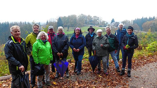 Trotz Regenwetters unternahm der Obst- und Gartenbauverein Wehr am Wochenende eine Waldbegehung.