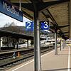 Der Ort des Geschehens: Auf dem Bahnsteig zwischen den Gleisen 2 und 3 am Bahnhof Waldshut hat sich eine Auseinandersetzung zwischen ...