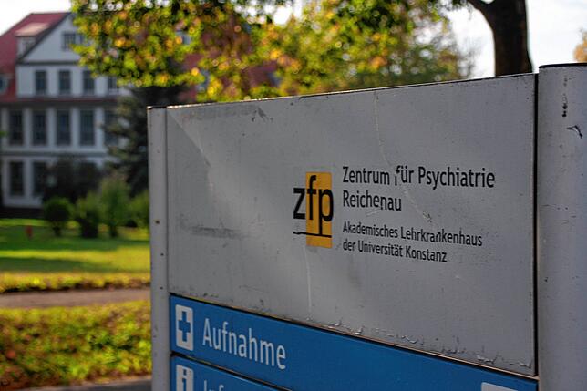 Der Eingangsbereich des ZfP auf der Reichenau.