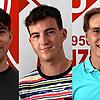 Junges Trio: Künftig spielen (von links) Jakob Rinza, Niklas Zähringer sowie David Muck vom FV Lörrach-Brombach beim TuS Binzen in der ...