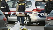 Ein Tatort von vielen: Polizisten untersuchen einen Parkplatz im österreichischen Tulln. Eine 32-jährige Frau ist Anfang vergangener ...