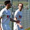 Torschützen unter sich: Dominik Flum (links) und der im Winter gekommene Luis Weber trafen für den FC Erzingen zum schmeichelhaften ...